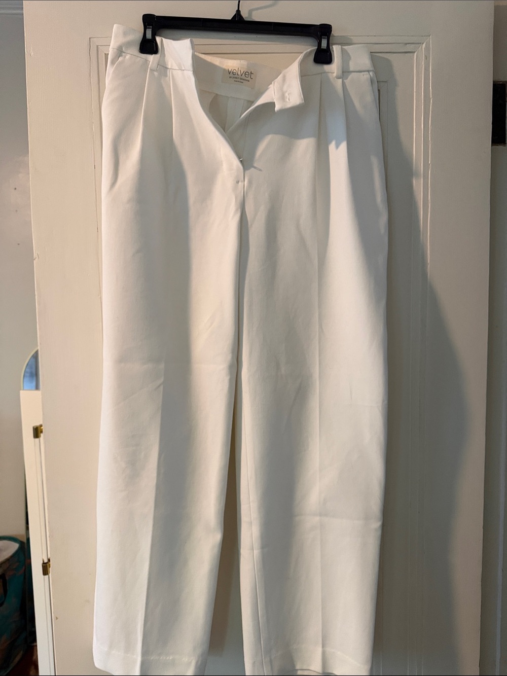 Velvet White Women's Straight-Leg Dress Trousers